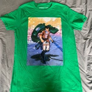 Ripple Junction Attack on Titan Green T-Shirt